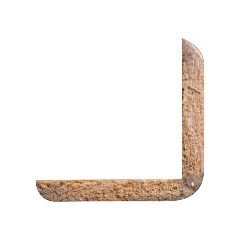 Cornière d'angle en pin 270 x 3,4 x 3,4 cm