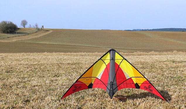 Jenjo Stunt Kite Red & Yellow