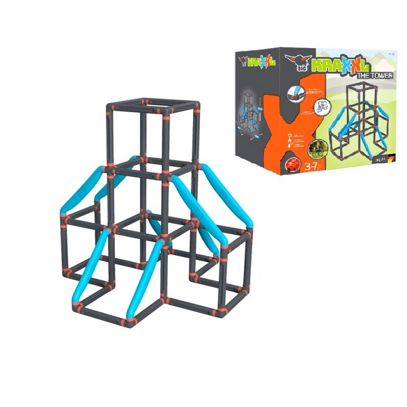 Klettergerüst »Kraxxl - The Tower«, schwarz/blau, für Kinder von 3 - 7 Jahren