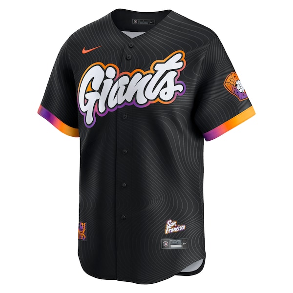 Rafael Devers San Francisco Giants Nike 2025 City Connect Limited Player Jersey - Black