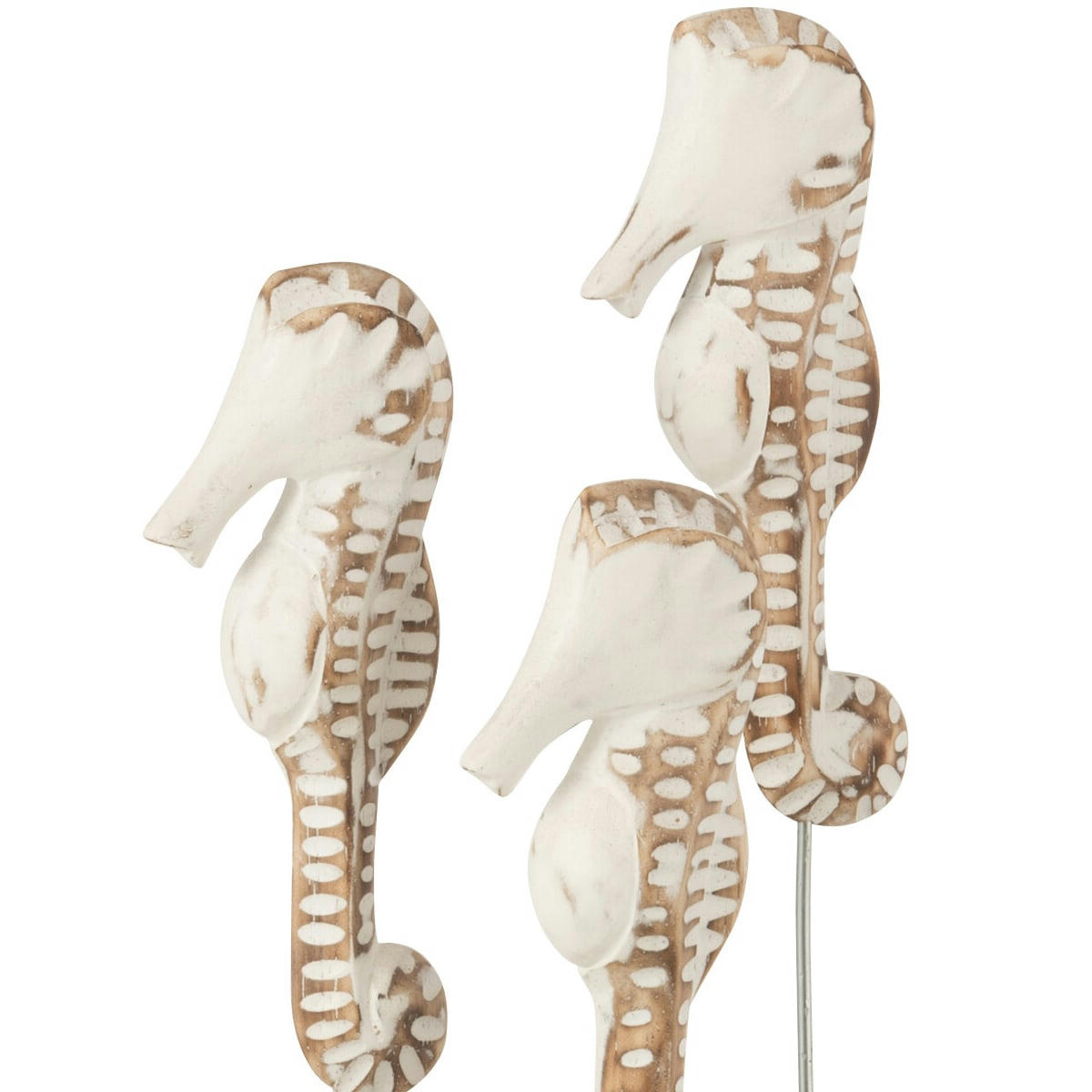 - Figurine 3 hippocampes en albasia