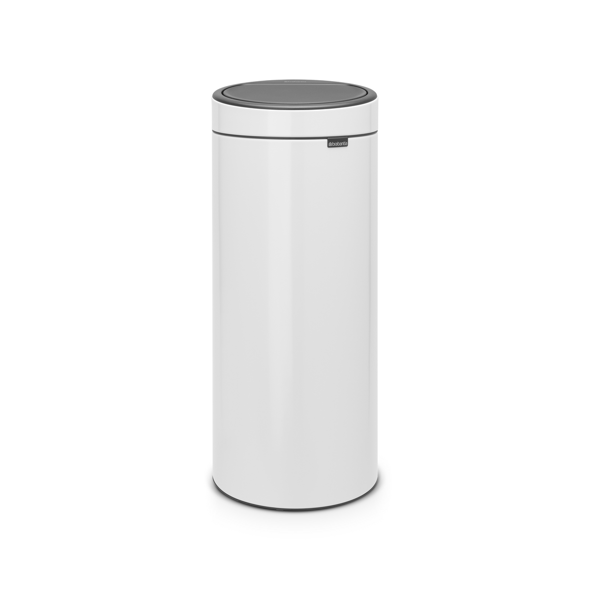 Brabantia Touch Bin New afvalemmer, 30 liter, kunststof binnenemmer - White