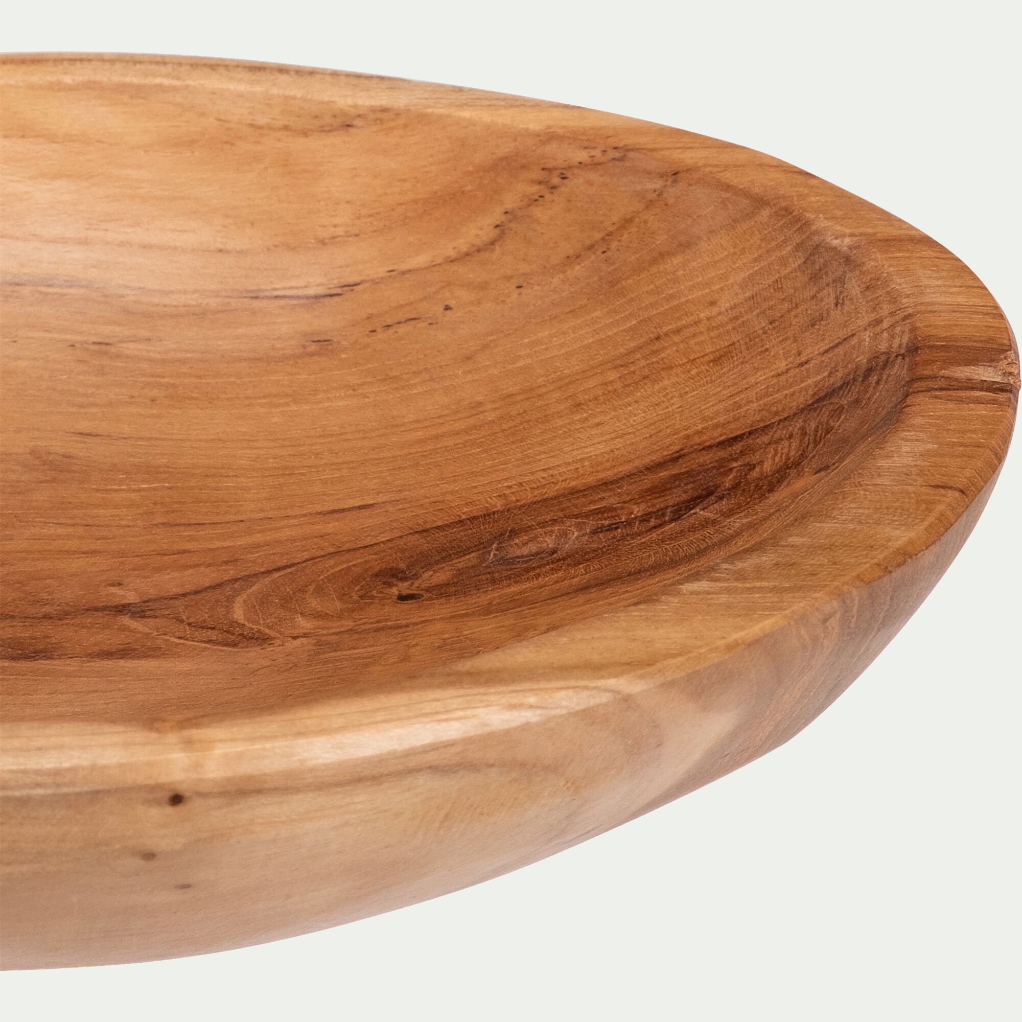 COSTEBELLE - Coupe déco en teck D18cm - Naturel