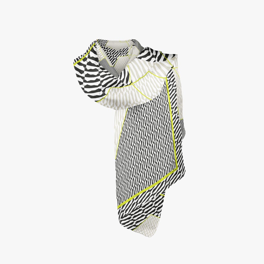 Lenço Viscose Black Cat CAT COLLAGE