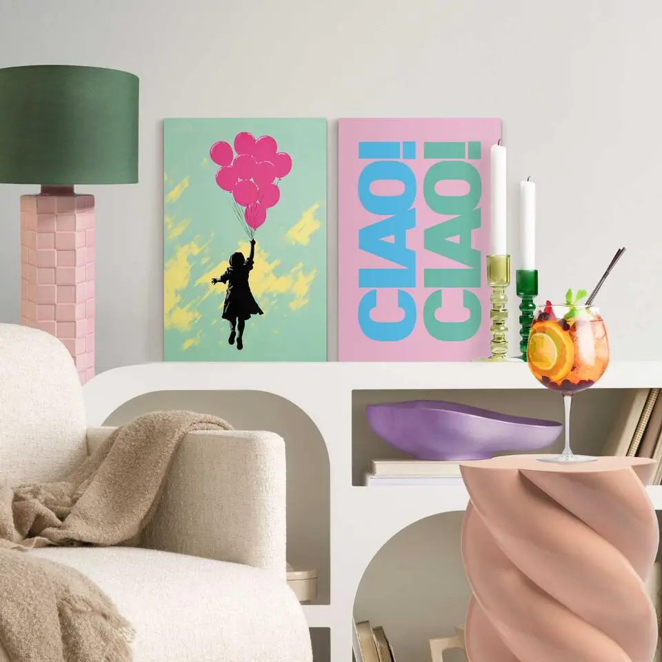 Set poster met lijst - Ciao Ciao