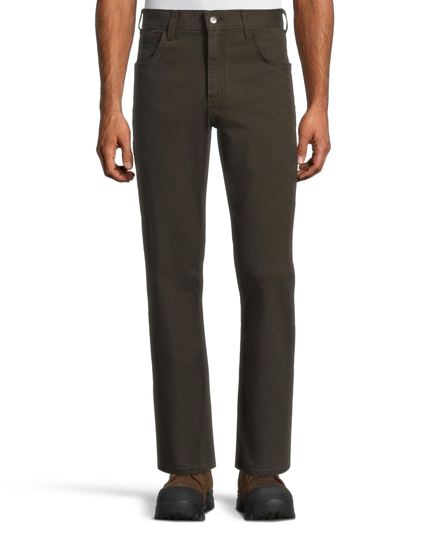Carhartt Men's Rugged Flex Rigby Relaxed Fit 5 Pocket Work Pants - Dark Coffee -