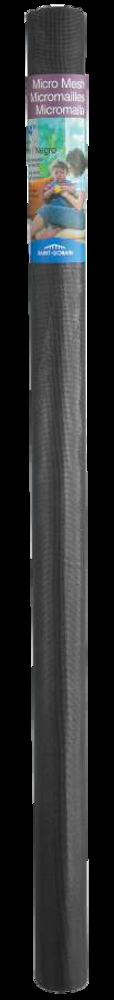 Adfors Saint-Gobain Small Insects MicroMesh Screen, 36 x 84-in, Charcoal