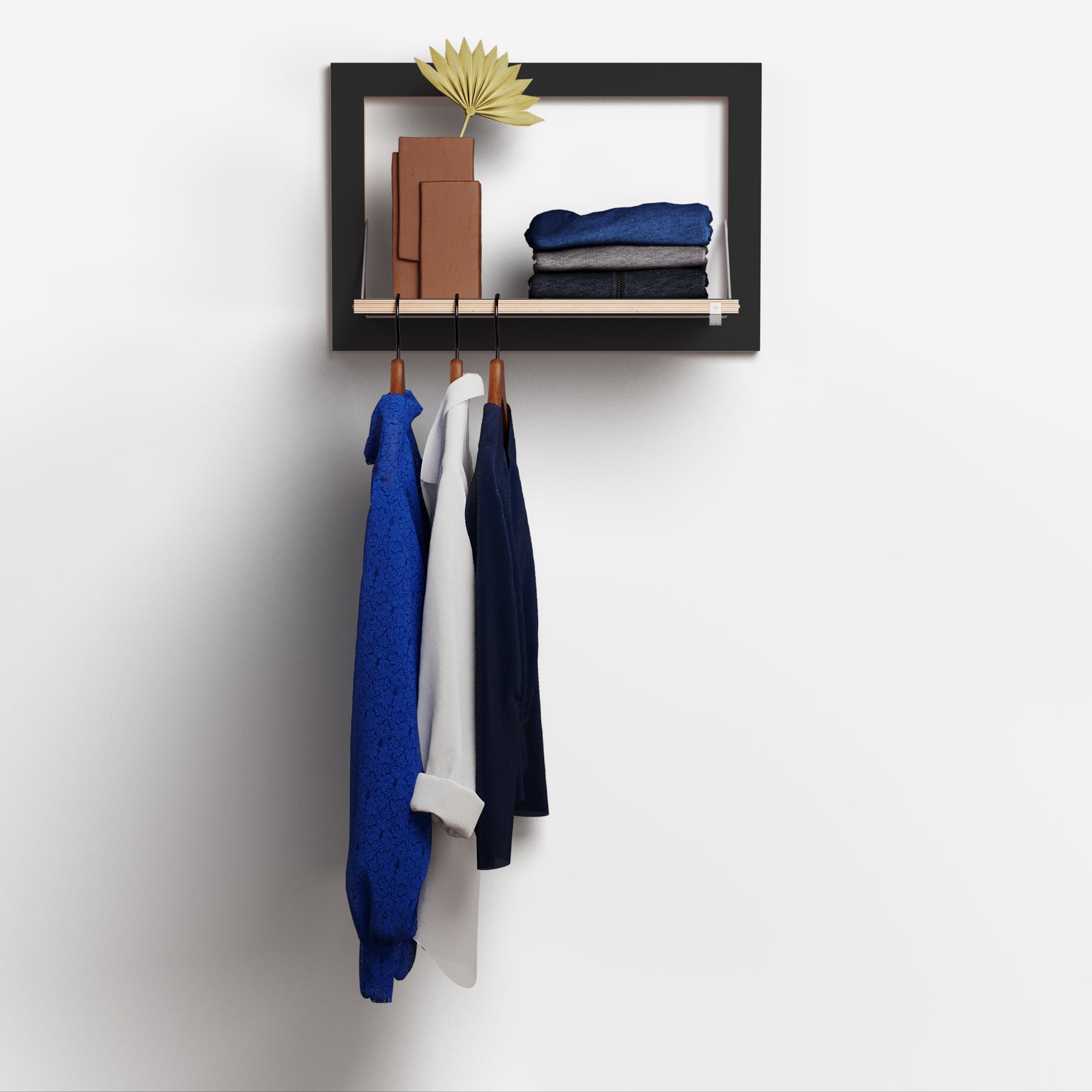 Fläpps Kledingrek Hangrail 60x40-1 - Zwart