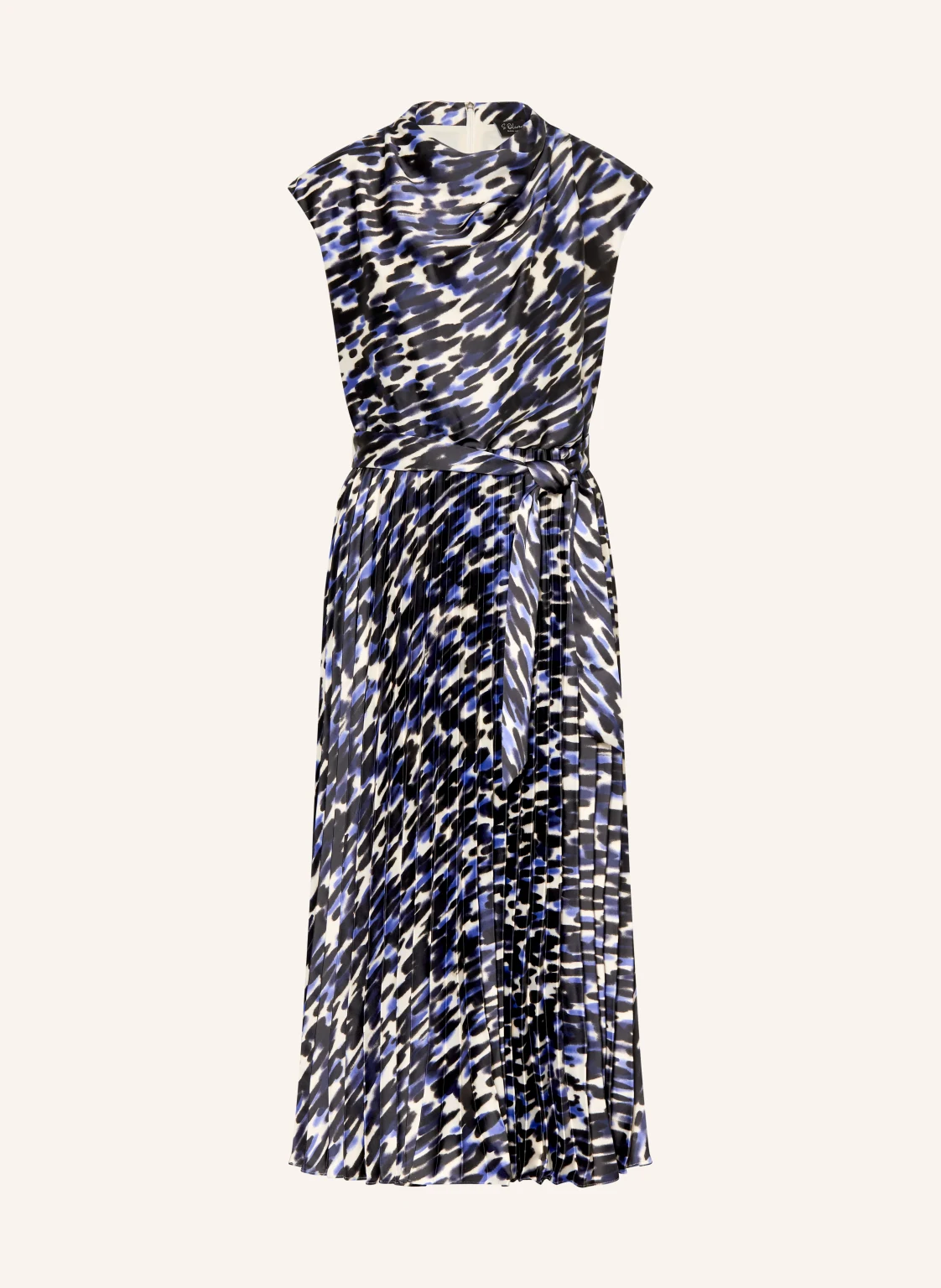 s.Oliver BLACK LABEL Kleid mit Plissees