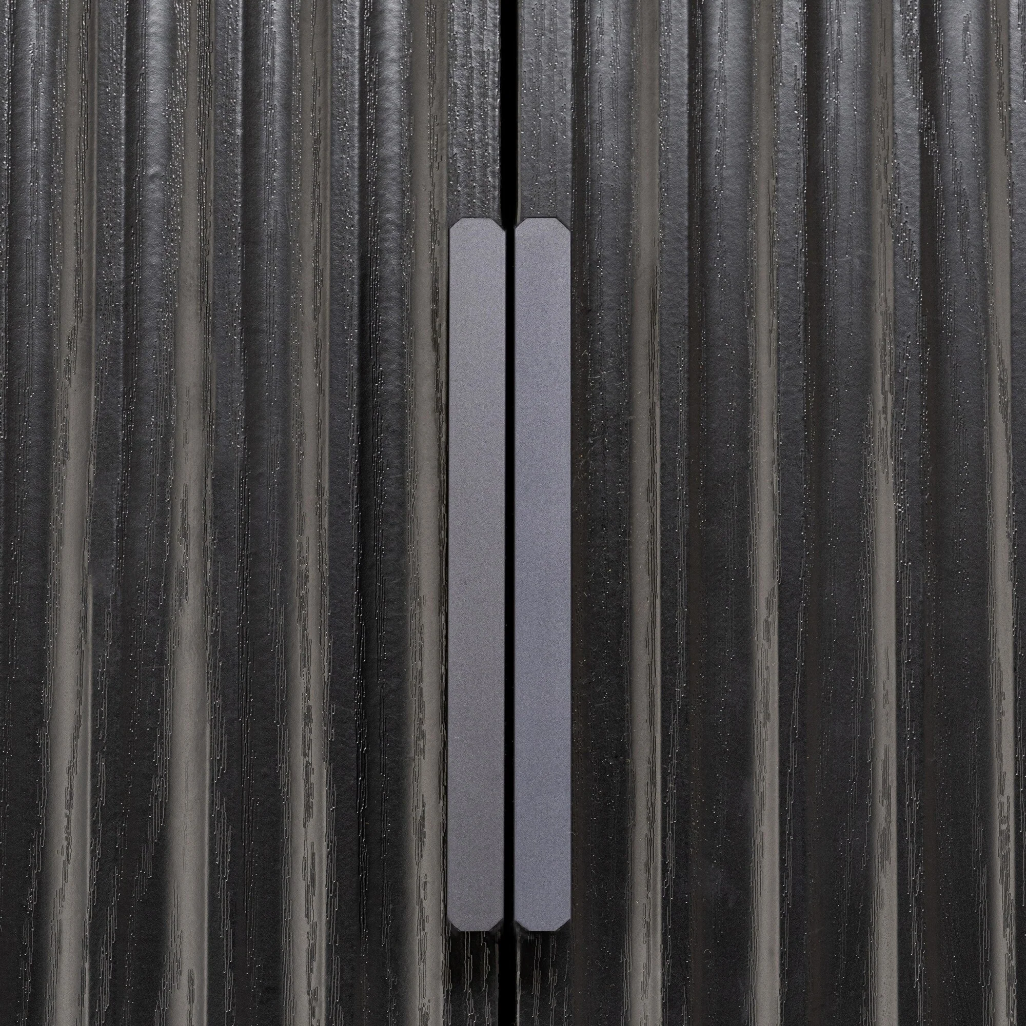 Fluted Kitchen Pantry Cabinet, Freestanding Sideboard Buffet Storage Cabinet with 3 Keyboard Drawers & 6 Door Shelves