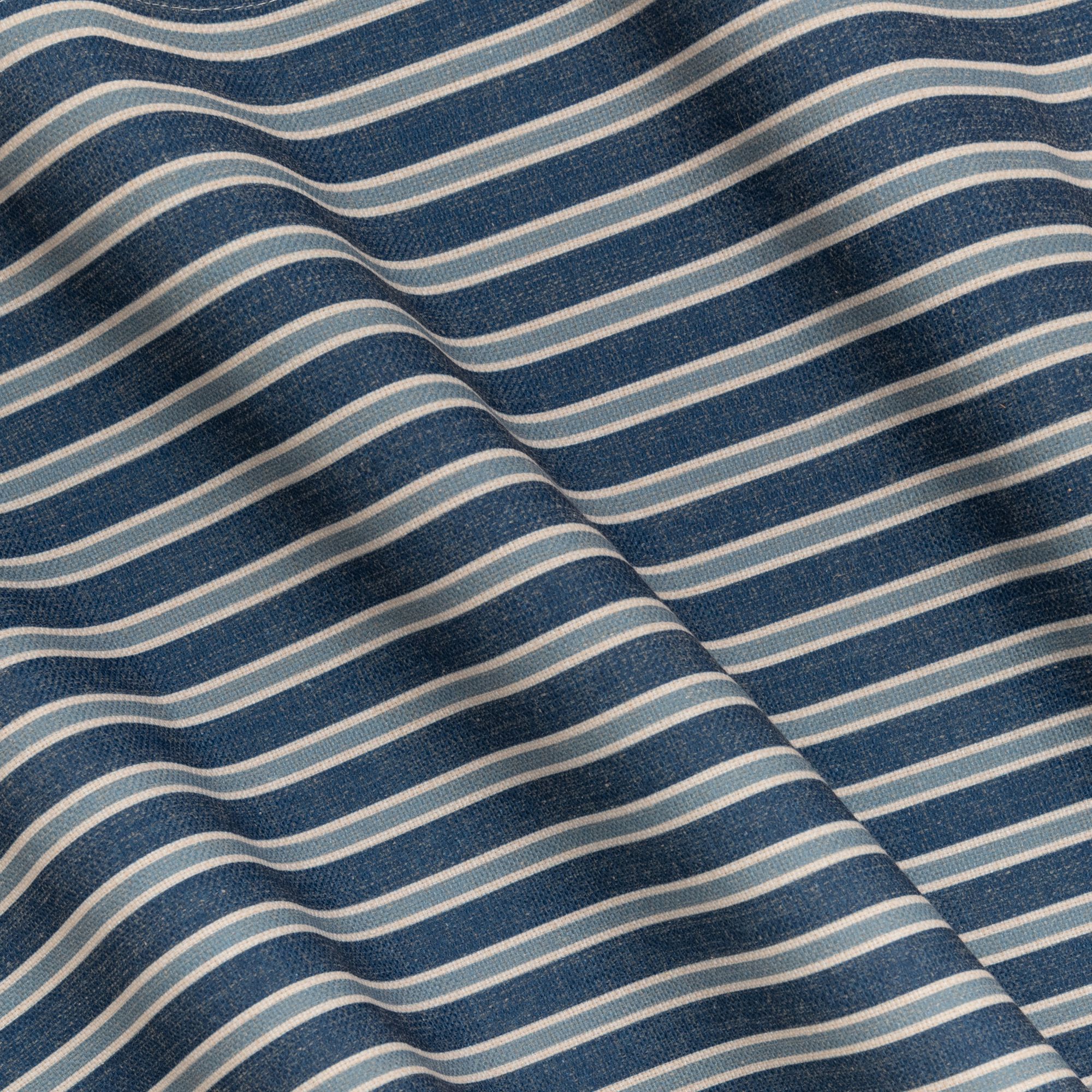 SYNNEFO - Toile de chilienne rayée en tissu 42x161cm - bleu
