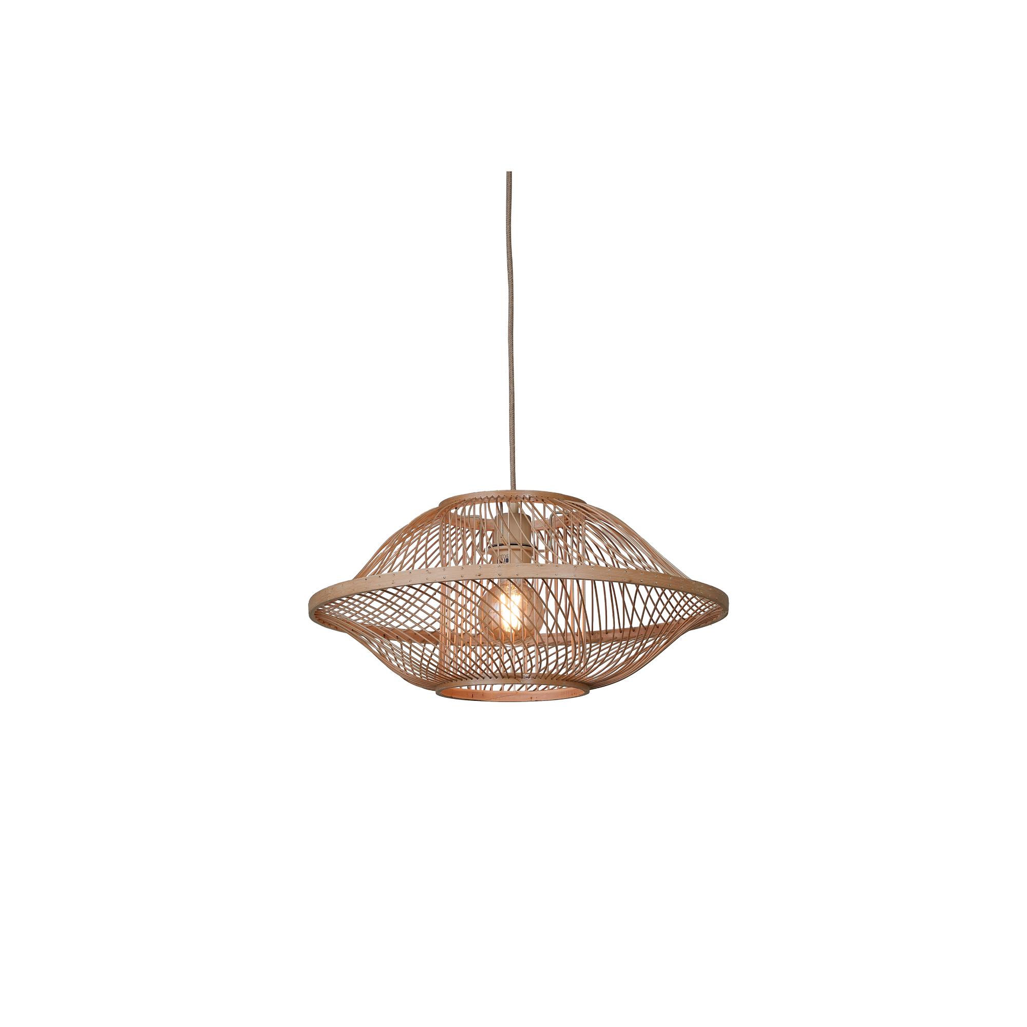 GOOD&MOJO hanglamp MAUI - bruin - Ø50cm