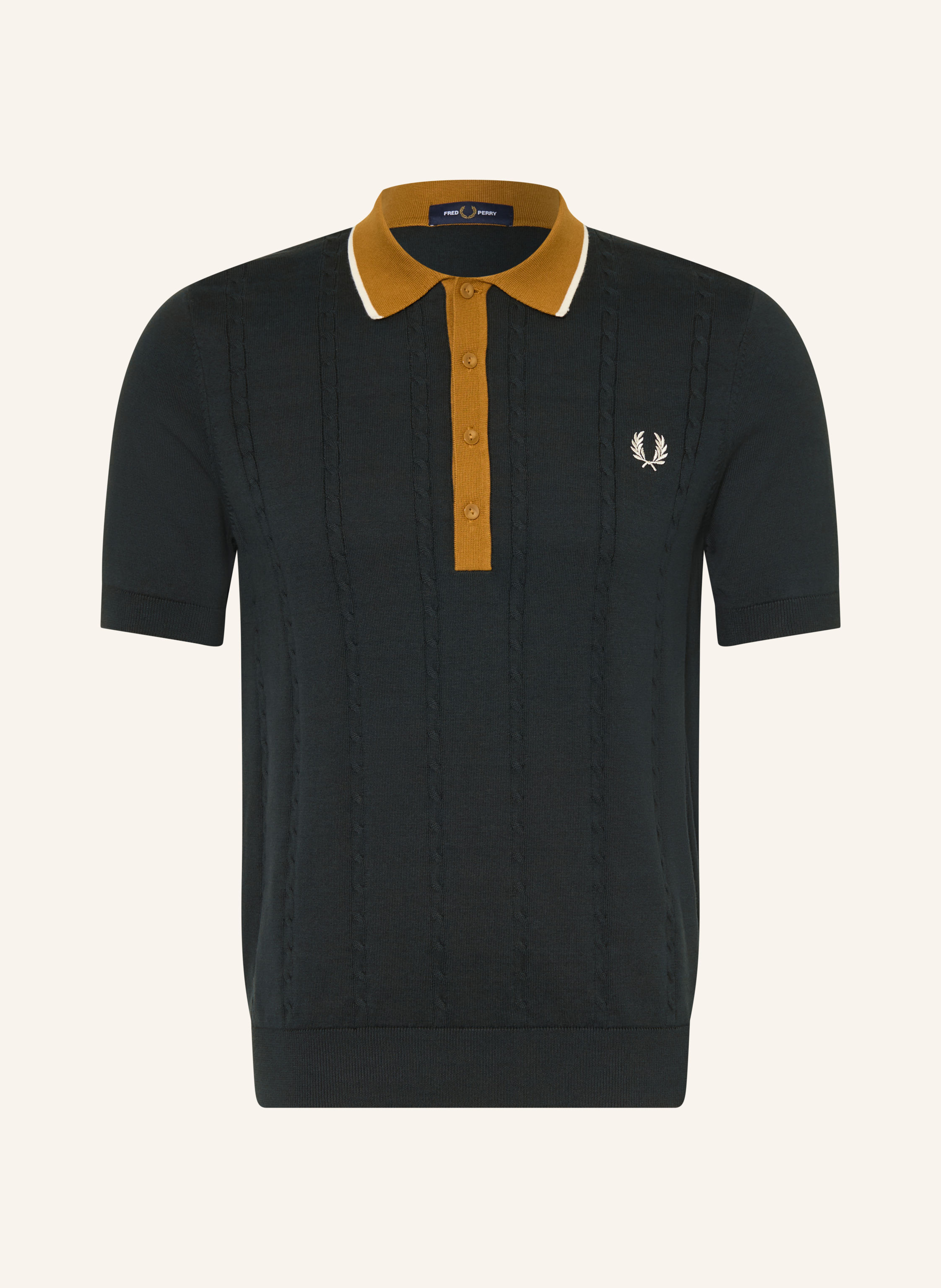 FRED PERRY Strick-Poloshirt