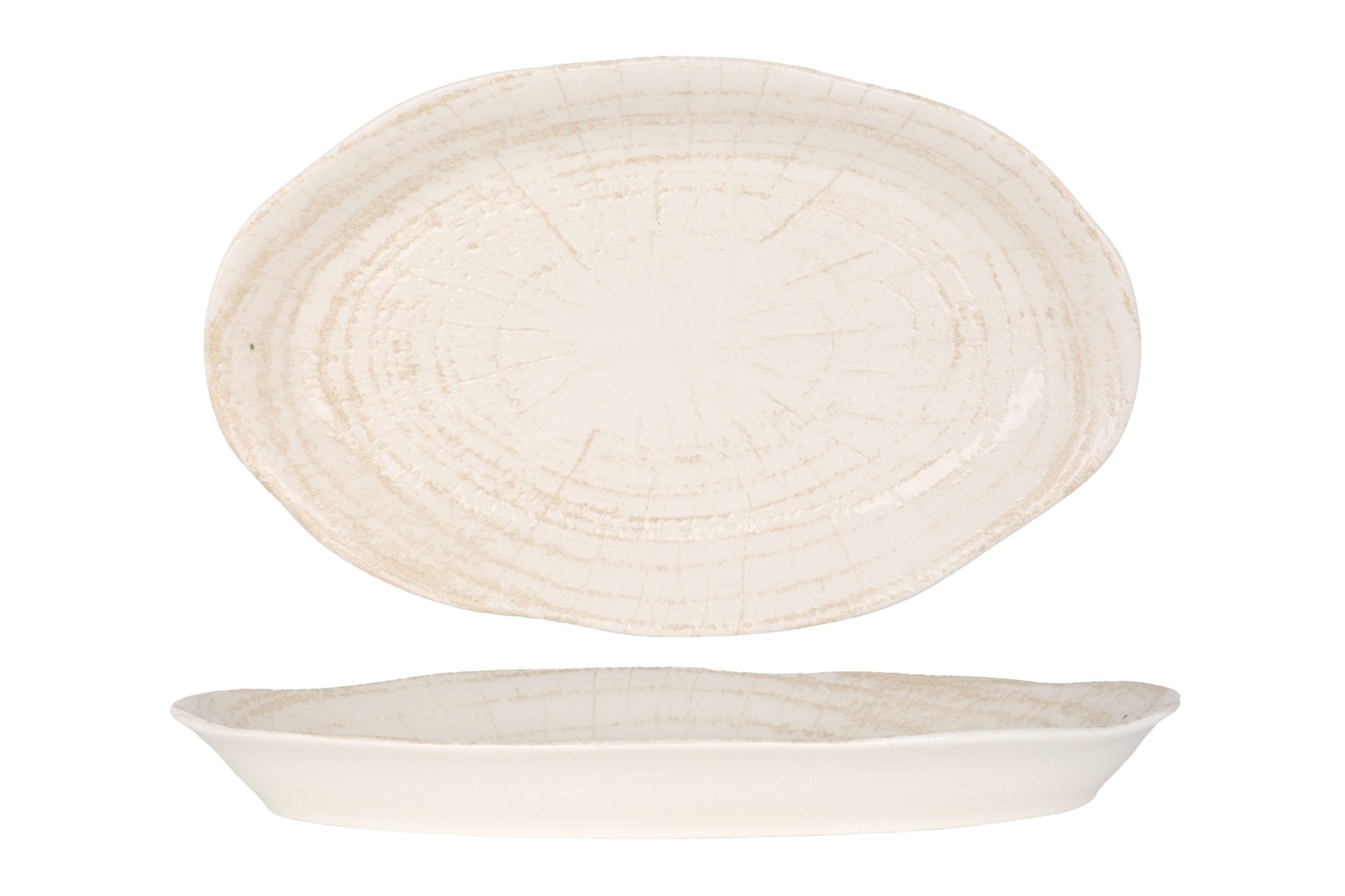 Rinart Serveerschaal - Paradiso - Porselein - 32x20 cm - set van 2