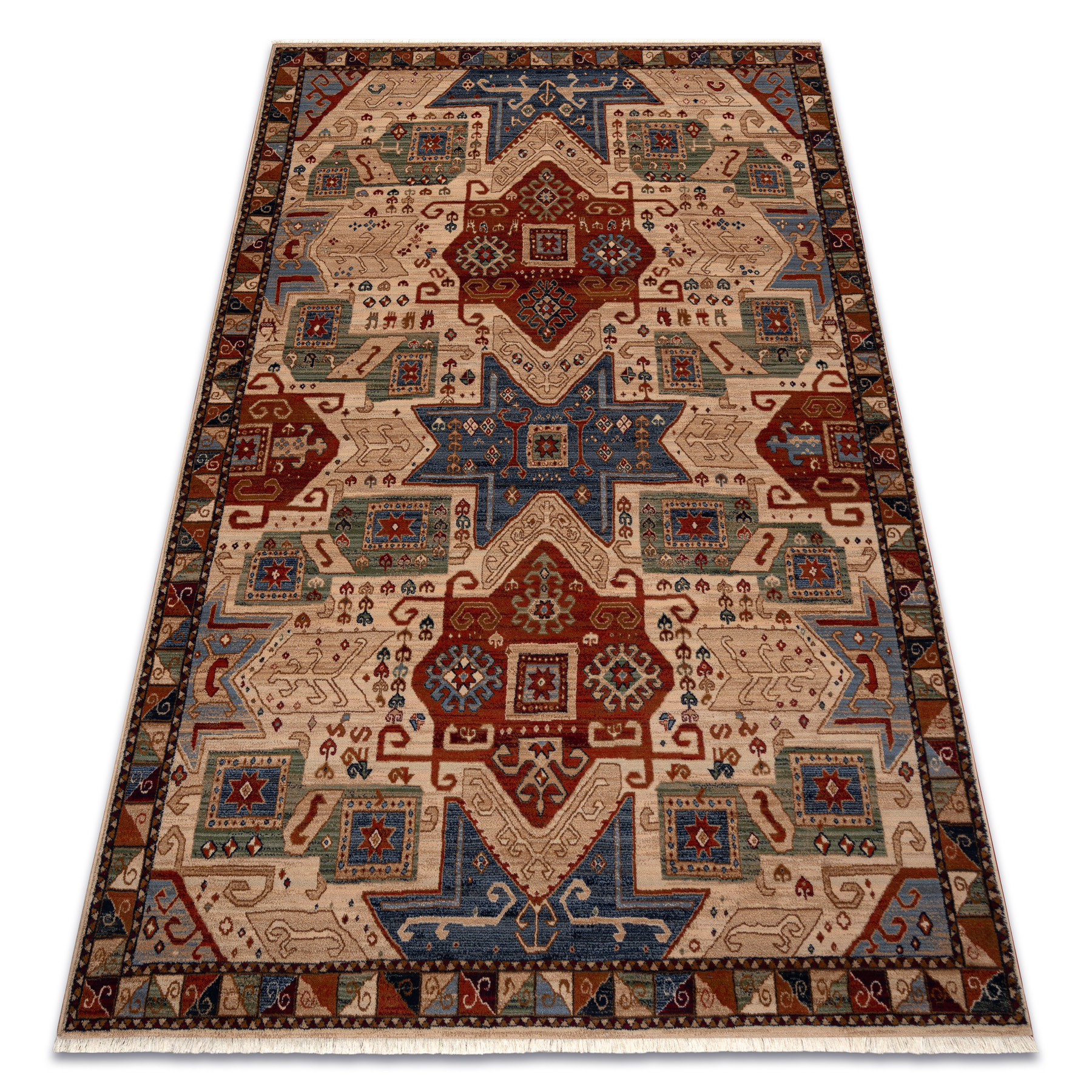 Dywan wełniany KESHAN Frędzle, Etniczny orientalny 1250/53565 80x145 cm