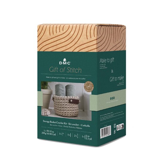 DMC Storage Basket Crochet Kit