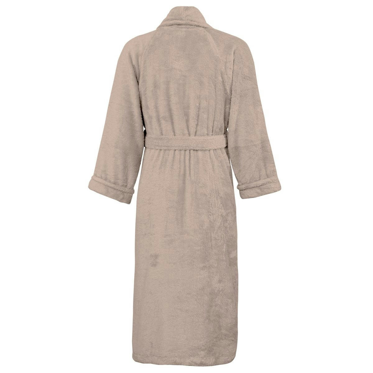 SENSILK - Peignoir col chale coton/modal Sable L