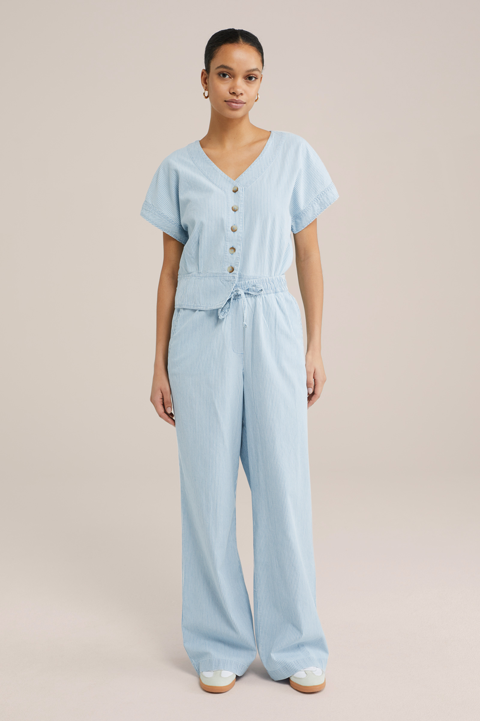 Dames wide leg broek