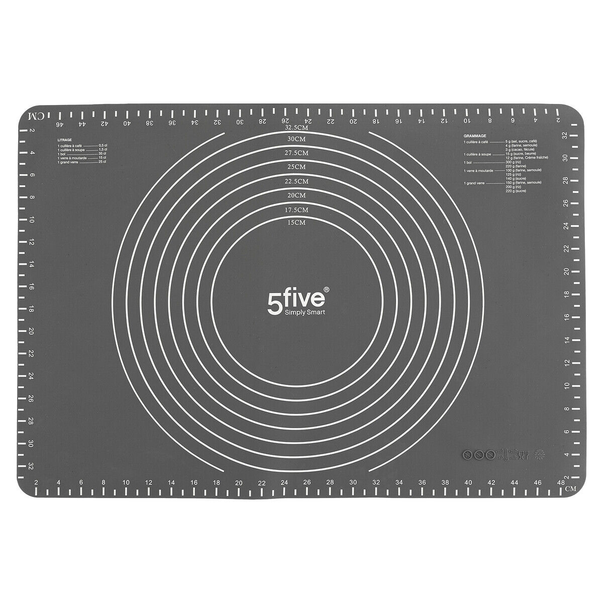 Base de silicone com medidas