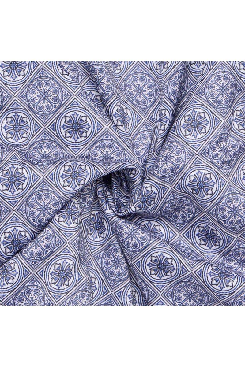 ETERNA 1863 Comfort Fit Hemd dunkelblau, Bedruckt