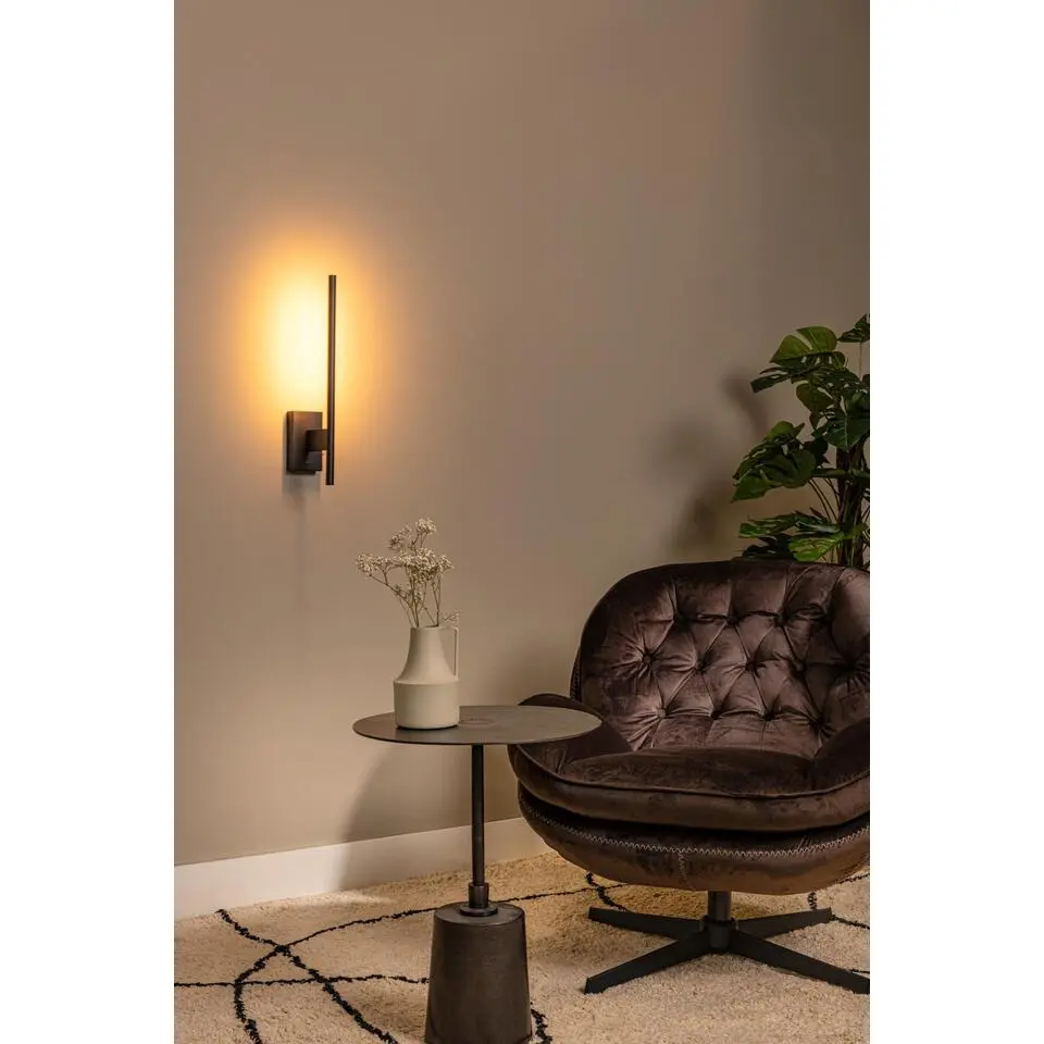 Lucide FINAN Wandlamp - Zwart