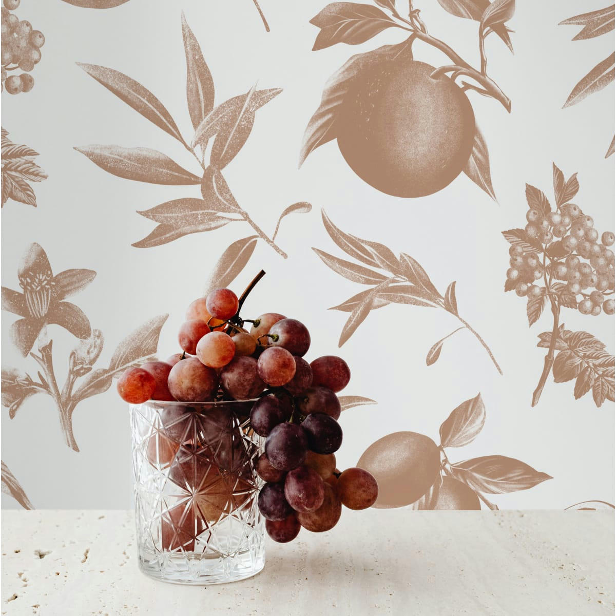 - Papier peint panoramique agrumes 255 x 250 cm