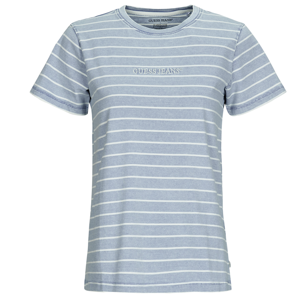 Guess - SS CN REG YD STRIPED TEE - Blue