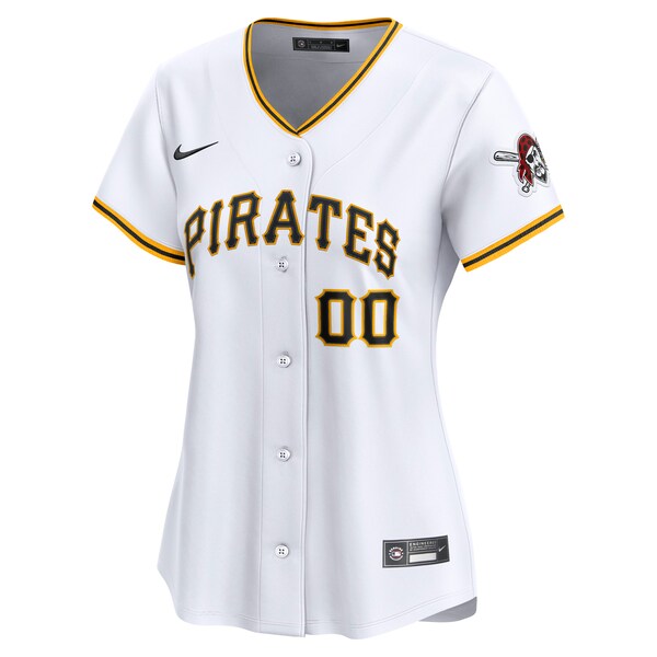 Pittsburgh Pirates Nike Women's Home Limited Custom Jersey - White