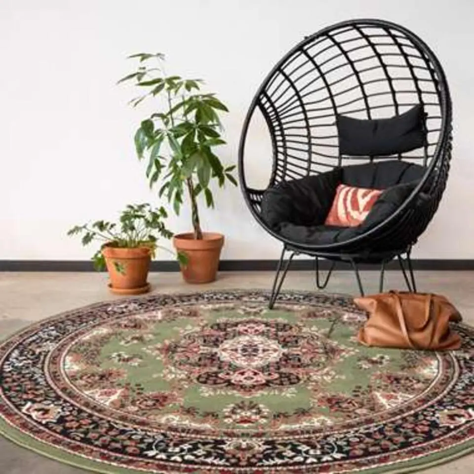 Interieur05 Vloerkleed Nain - Groen - 160 &Oslash; - (M)