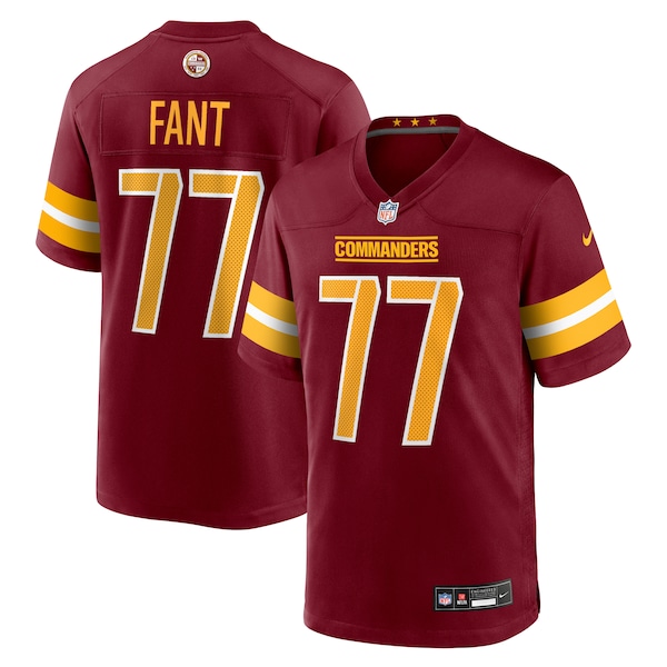 George Fant Washington Commanders Nike Team Game Jersey -  Burgundy