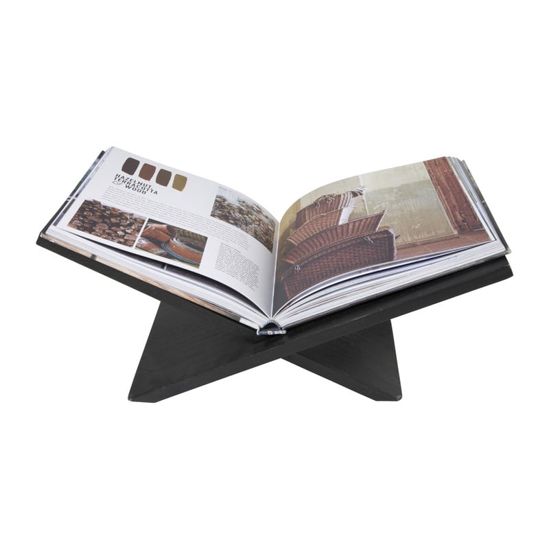 Boekenstandaard - zwart - 22x41x17 cm