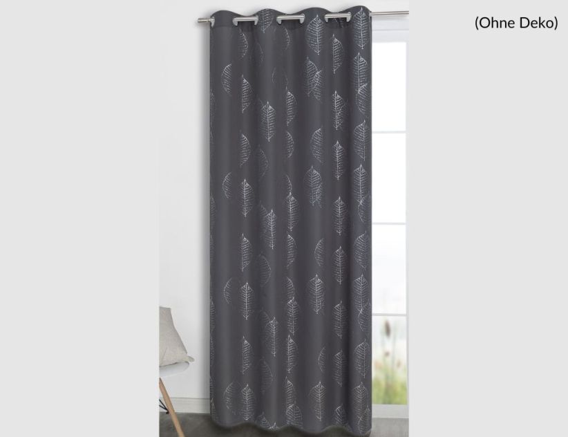 Ösenschal Mara Grau, Silber