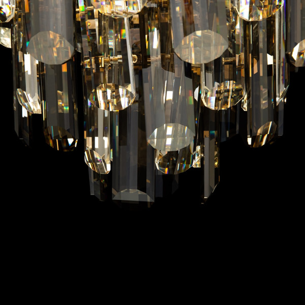 Żyrandol mosiężno-złoty FLARE 8xE14x40W wym:160,2x60,8x60,8 Maytoni