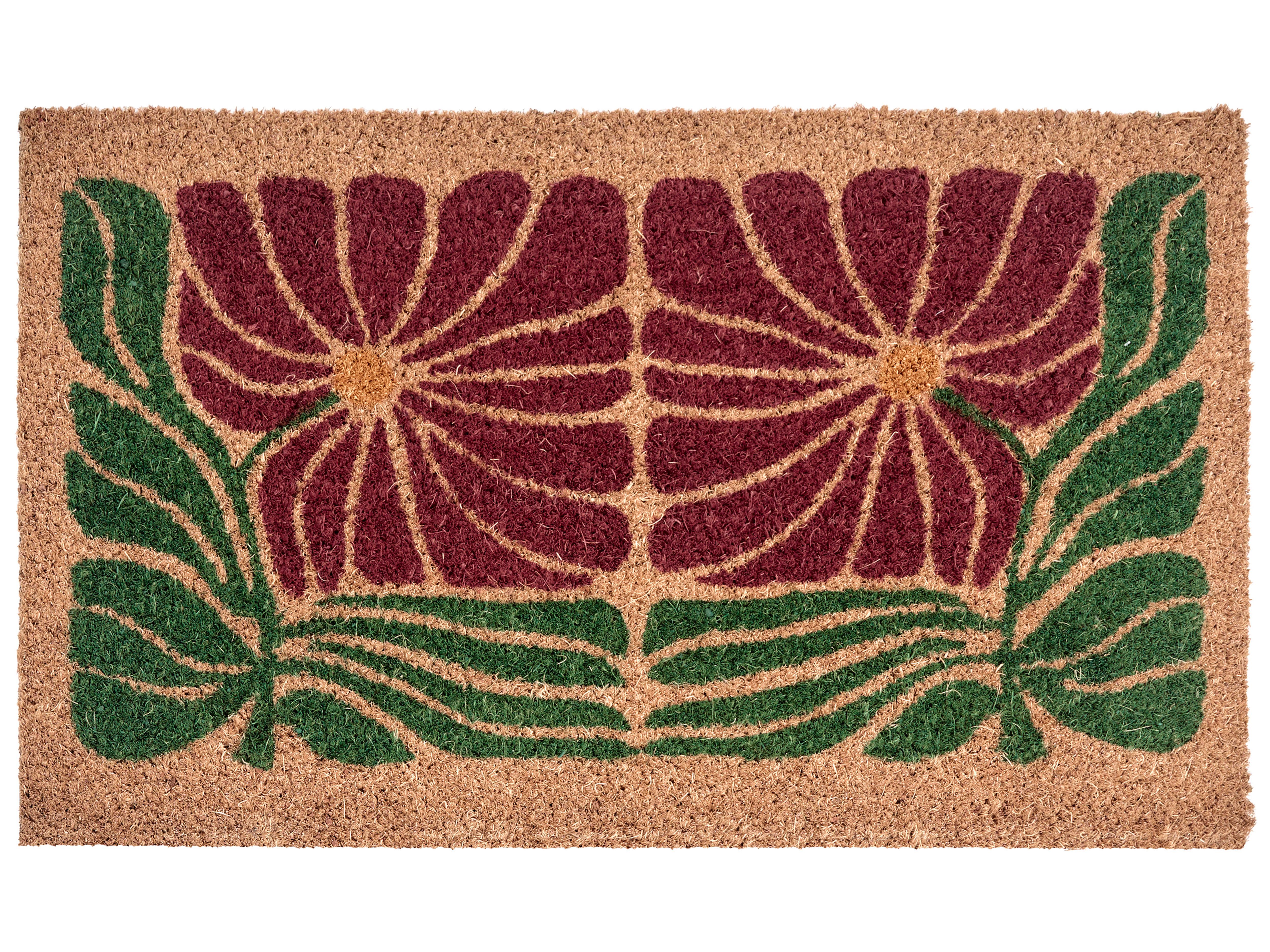 Doormat TANALIAN Multicolour 40 x 60 cm Flower Coir