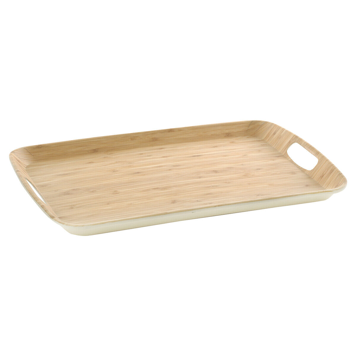 Tabuleiro de servir em bambu 31x46cm