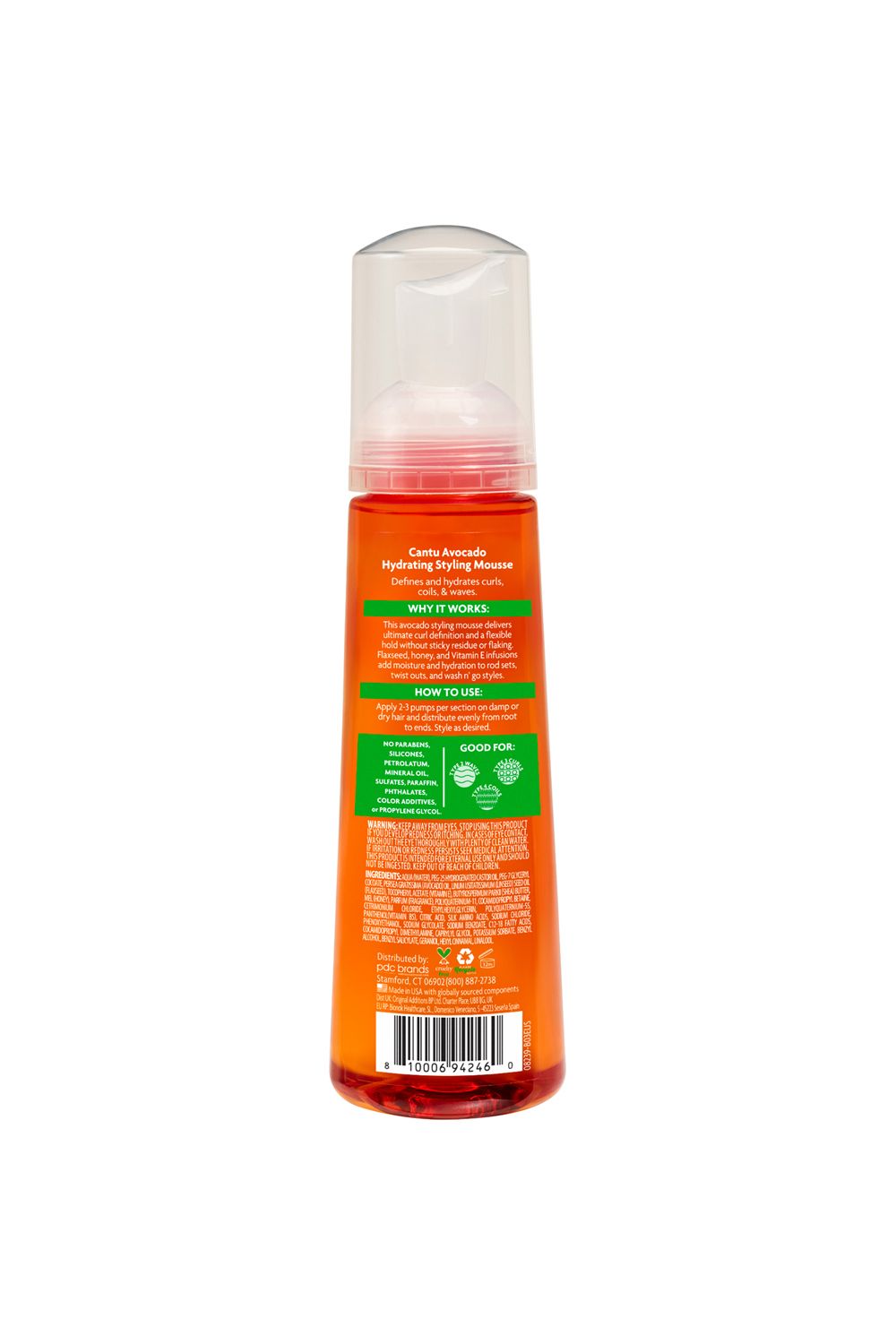 Cantu Avocado Hydrating Mousse 248ml
