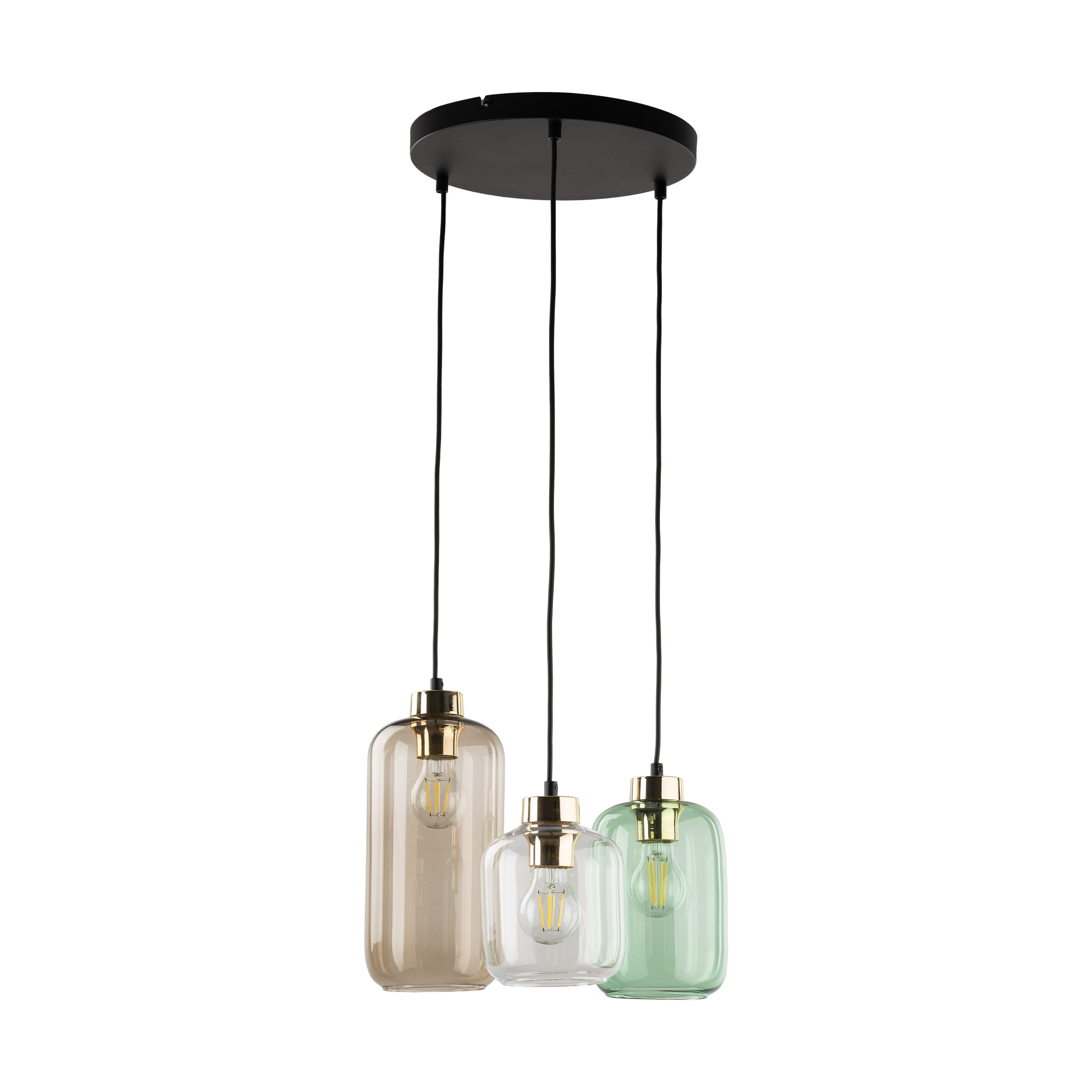 Lampa Wisząca 3 Koło Marco Green Tk Lighting