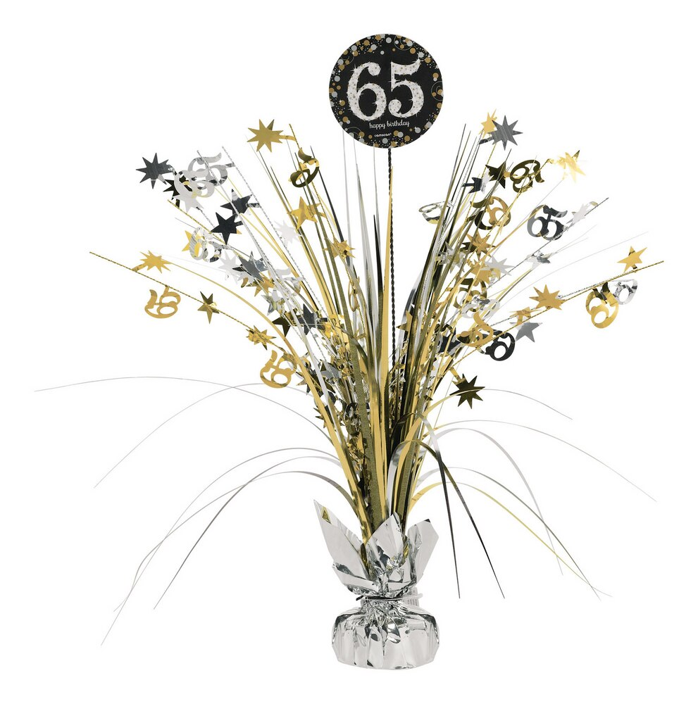 Sparkling Celebration 65th Birthday Spray Centerpiece