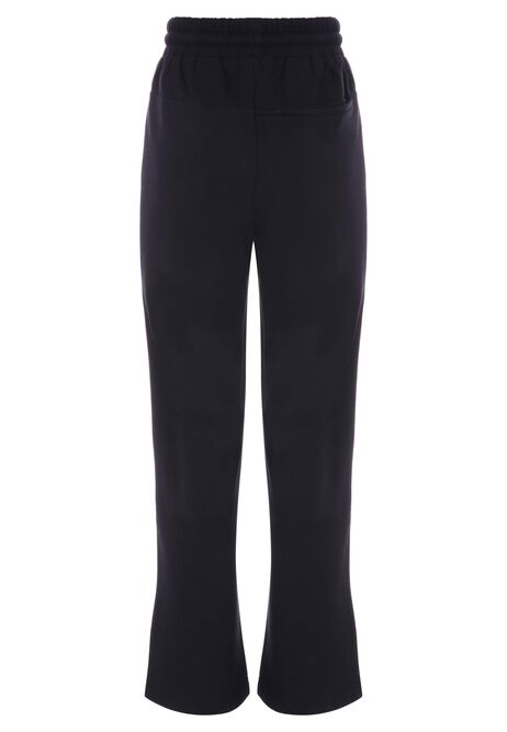 Older Boys Black Wide Leg Joggers