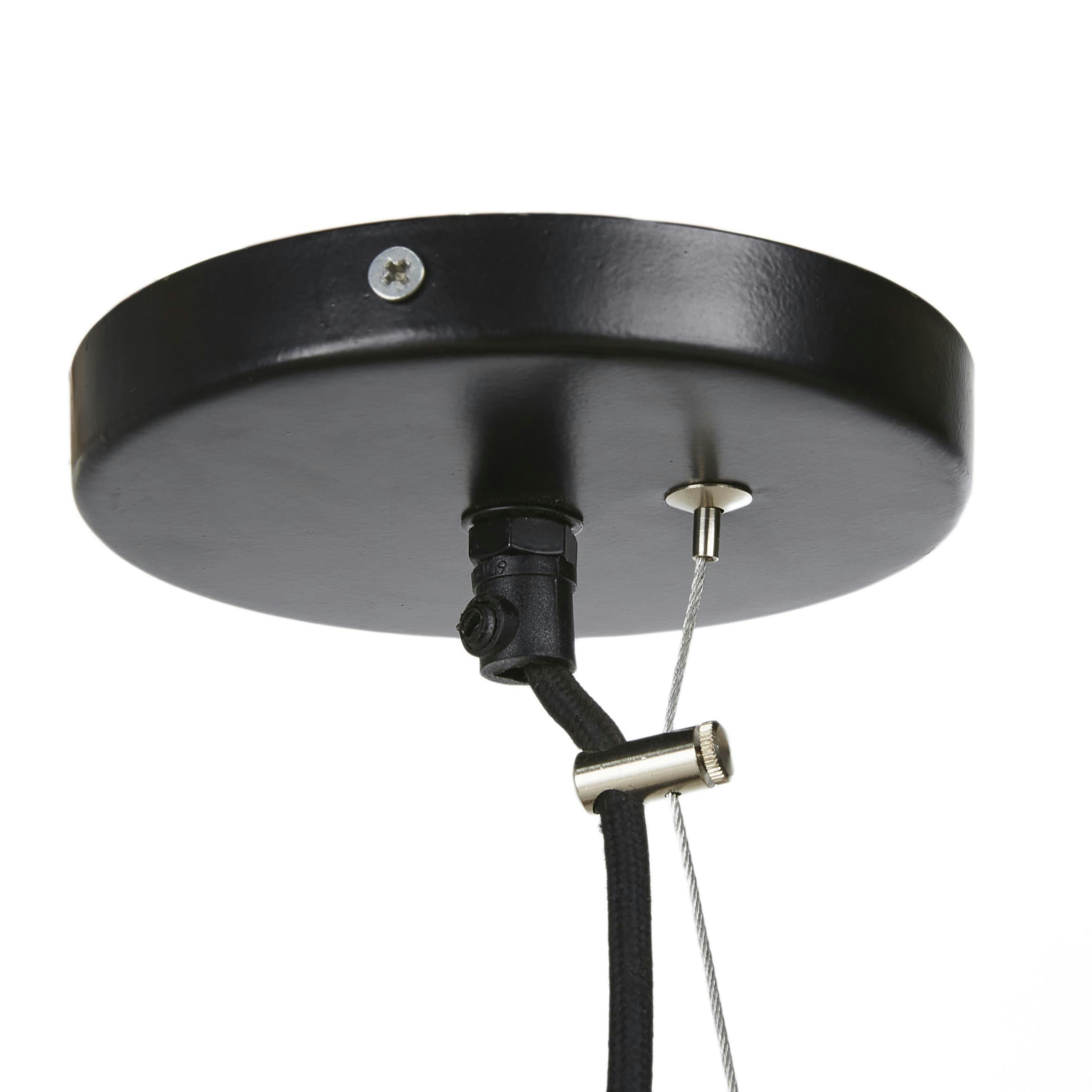 MOREEN - Suspension en cuir de buffle tressé