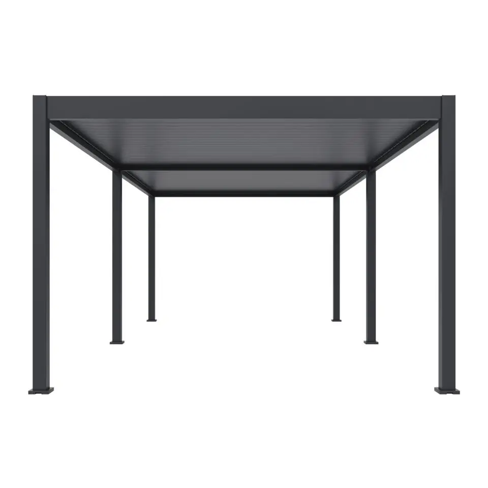 Orion Deluxe overkapping elektrisch met LED 360 x 720 antraciet