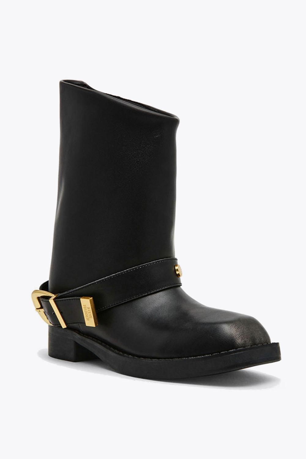 STEVE MADDEN Climaxx Ankle Boot Black' Leather Boots