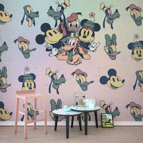 Vliestapete »Mickey Fab5«, bunt, glatt