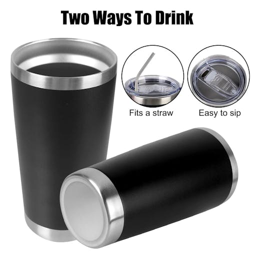 NNEOBA Insulated Thermal Mug with Stainless Steel Lid