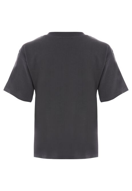 Older Boys Black Cotton Fortnite T-Shirt