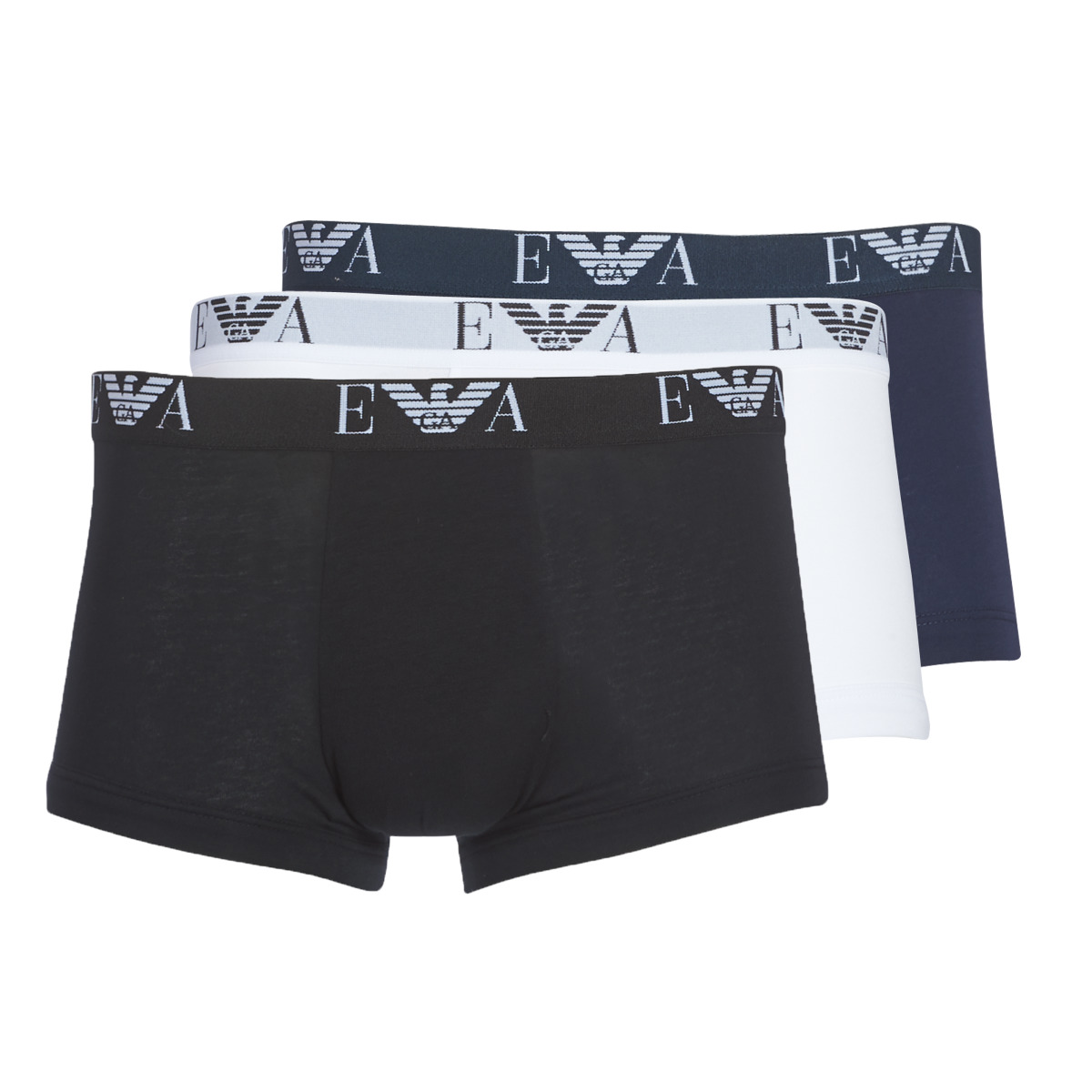 Emporio Armani - CC715-PACK DE 3 - White / Black / Marine