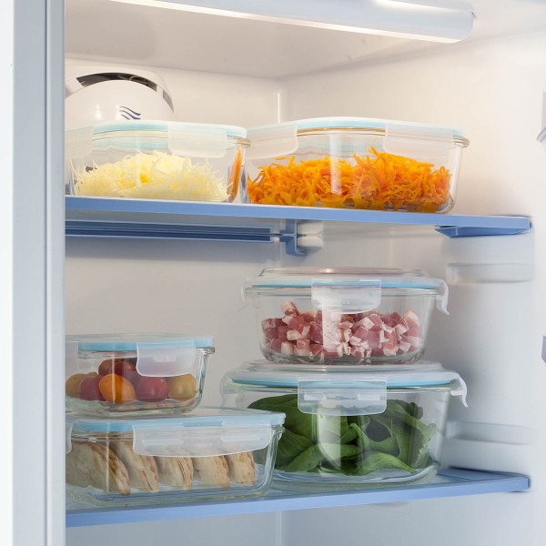 Lunchbox Szklany Hermetyczny 2-komorowy 700ml