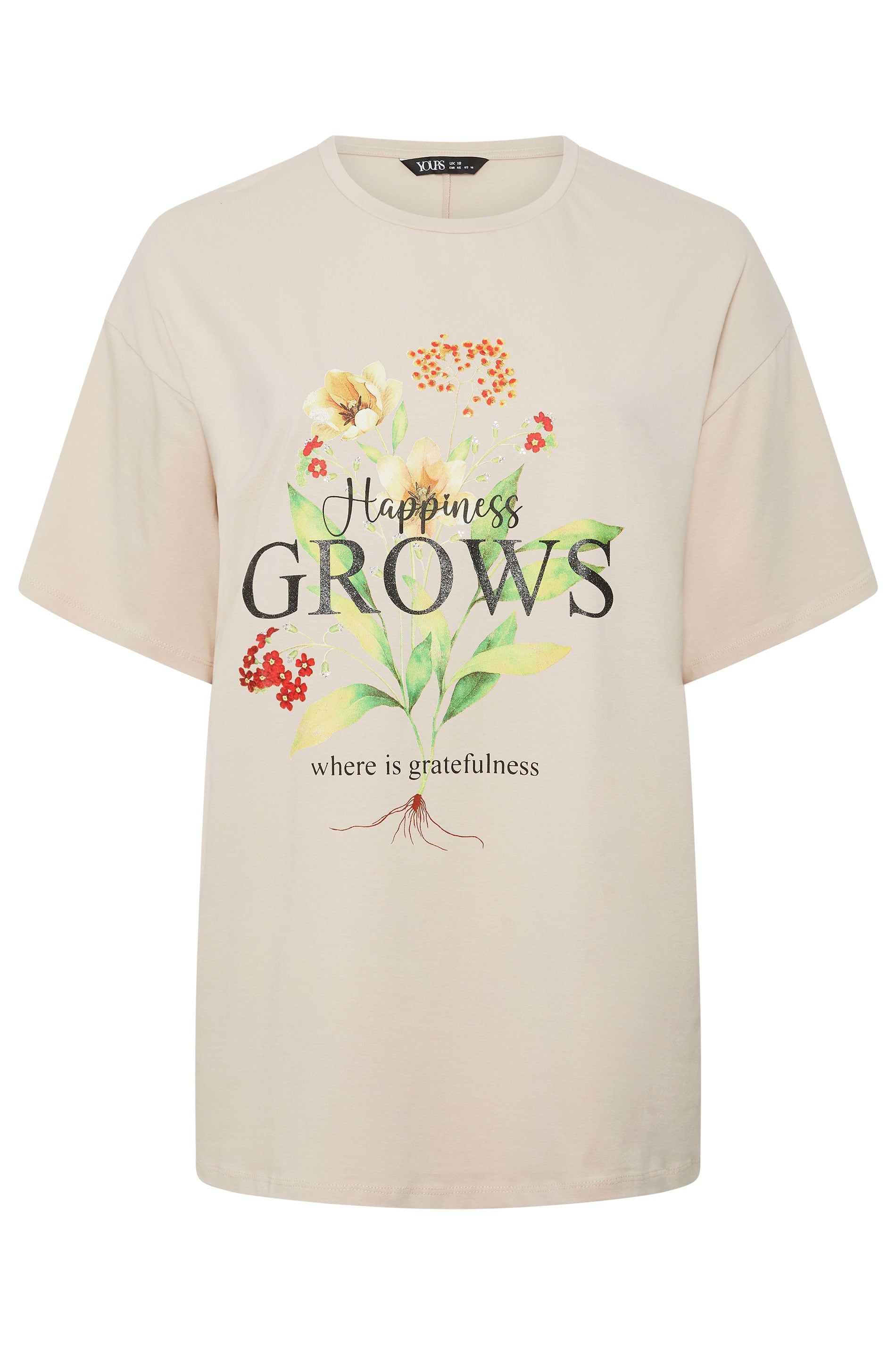 Yours Flower Graphic T-Shirt
