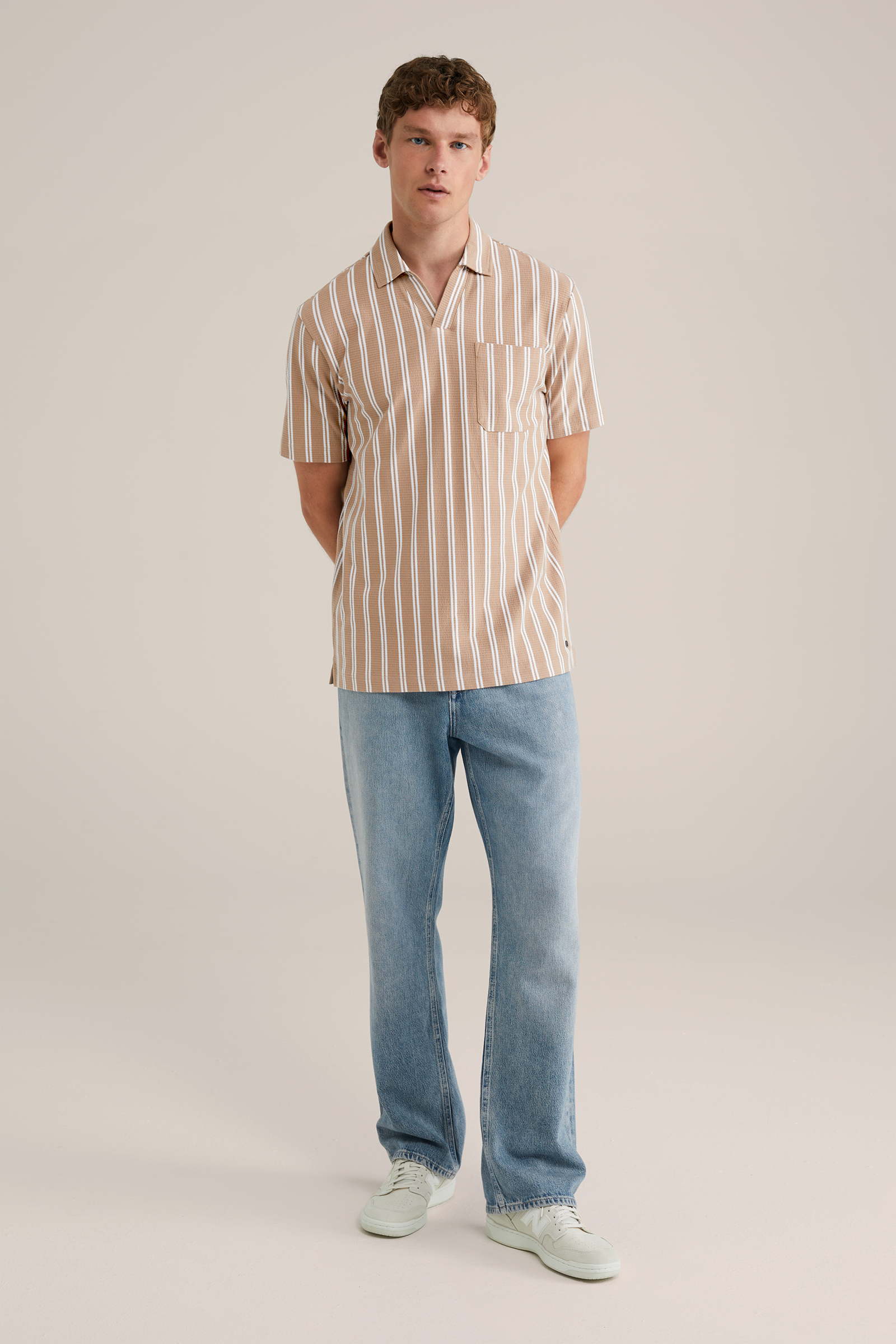 Heren Regular fit polo met print