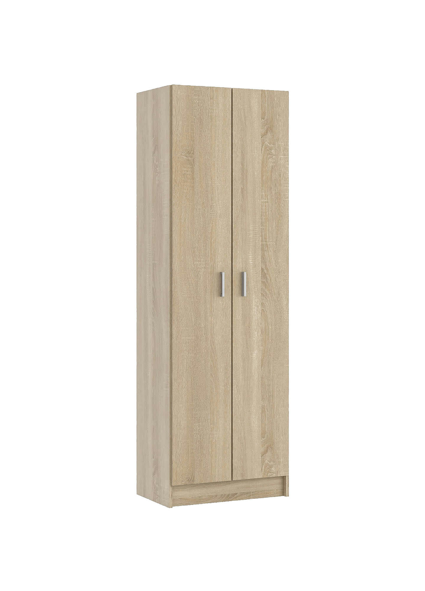 DIMARC - Armoire polyvalente à 2 portes effet bois chêne